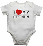 I Love My Stepmum - Baby Vests Bodysuits for Boys, Girls