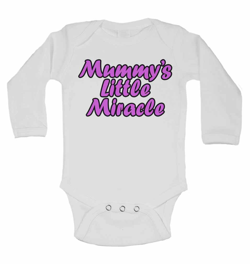 Mummy's Little Miracle - Long Sleeve Baby Vests