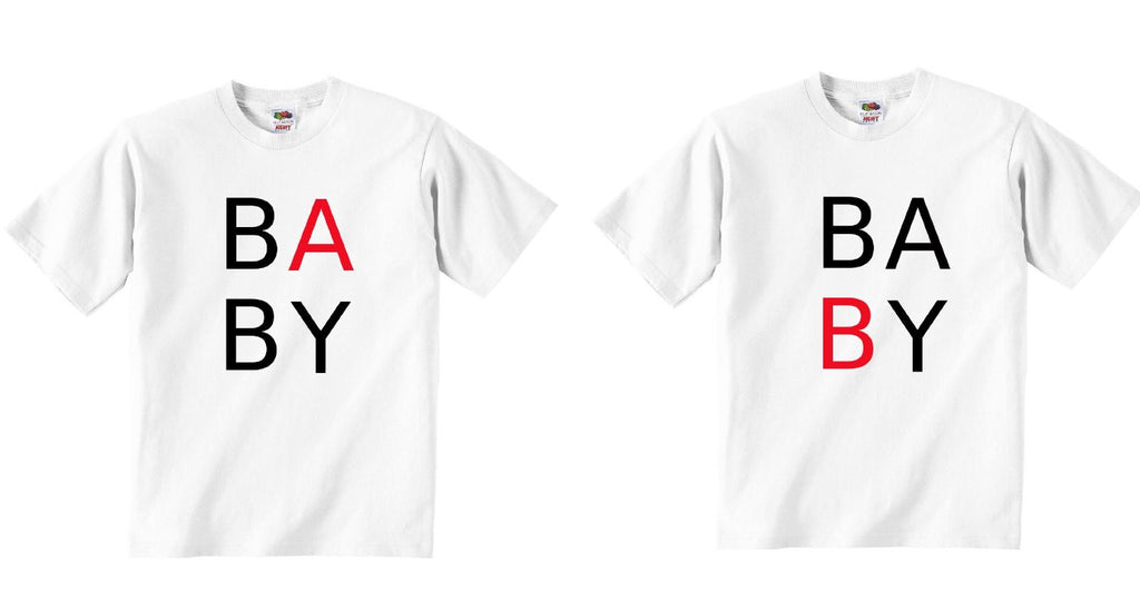Baby A Baby B Twins Unisex T-shirt