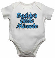 Dadddy's Little Miracle - Baby Vests Bodysuits for Boys, Girls