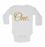 One. - Long Sleeve Baby Vests