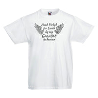 Hand Picked for Earth by My Grandad in Heaven - Baby T-shirts