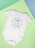 New To The Crew Short Sleeved Baby Bodysuit Vest