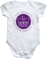 Queens Platinum Jubilee Baby Vest Bodysuit Official Souvenir