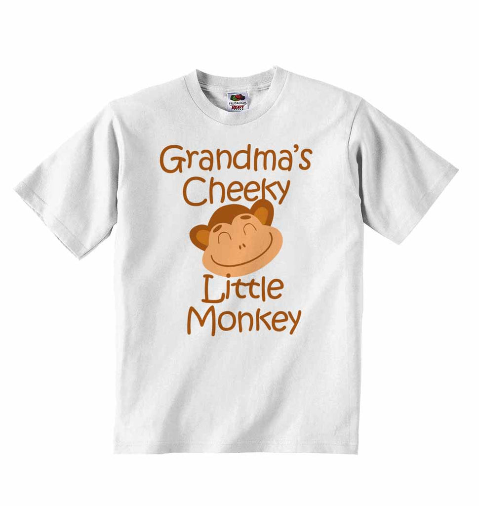 Grandma's Cheeky Little Monkey - Baby T-shirt