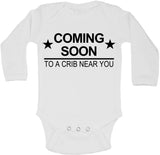 Coming Soon To A Crib Near You - Long Sleeve Vests