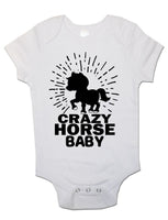 Crazy Horse Baby - Baby Vests Bodysuits for Boys, Girls