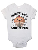Mummy's Little Stud Muffin - Baby Vests Bodysuits for Boys, Girls