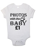 Photos with The Baby £1 - Baby Vests Bodysuits for Boys, Girls