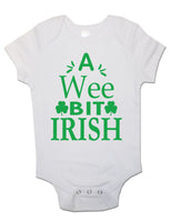 A Wee Bit Irish - Baby Vests Bodysuits for Boys, Girls