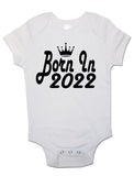 Born In 2022 - Baby Vests Bodysuits for Boys, Girls