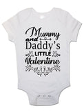 Mummy And Daddy's Little Valentine - Baby Vests Bodysuits for Boys, Girls