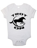 Trot On - Baby Vests Bodysuits for Boys, Girls
