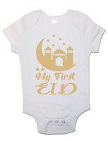 My First Eid - Baby Vests Bodysuits for Boys, Girls