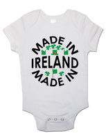 Made In Ireland - Baby Vests Bodysuits for Boys, Girls
