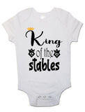 King of The Stables - Baby Vests Bodysuits for Boys, Girls