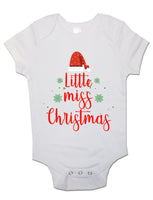 Little Miss Christmas - Baby Vests Bodysuits for Boys, Girls