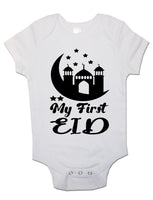 My First Eid - Baby Vests Bodysuits for Boys, Girls