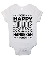 Happy Hanukkah - Baby Vests Bodysuits for Boys, Girls