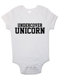 Undercover Unicorn - Baby Vests Bodysuits for Boys, Girls