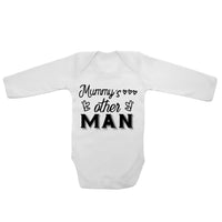 Mummy's Other Man - Long Sleeve Baby Vests