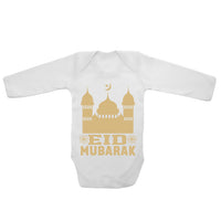 Eid Mubarak - Long Sleeve Baby Vests
