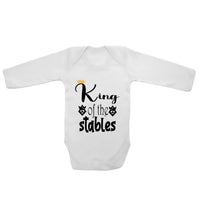 King of The Stables - Long Sleeve Baby Vests