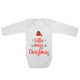 Little Miss Christmas - Long Sleeve Baby Vests