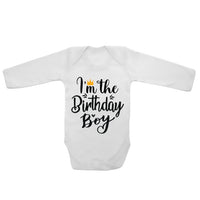 Im The Birthday Boy - Long Sleeve Baby Vests