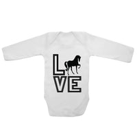 Horse Love - Long Sleeve Baby Vests