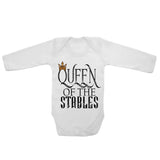 Queen of The Stables - Long Sleeve Baby Vests