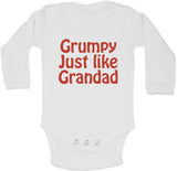 Grumpy Just Like Grandad - Long Sleeve Vests