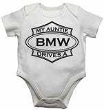My Auntie Drives a BMW - Baby Vests Bodysuits for Boys, Girls