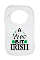 A Wee Bit Irish - Boys Girls Baby Bibs