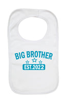 Big Brother EST. 2022 - Boys Girls Baby Bibs