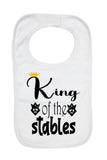 King of The Stables - Baby Bibs