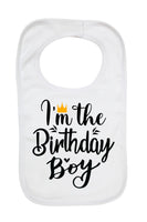 Im The Birthday Boy - Boys Girls Baby Bibs