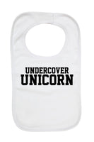 Undercover Unicorn - Boys Girls Baby Bibs