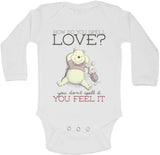 How Do You Spell Love Pooh Quote - Long Sleeve Vests for Girls