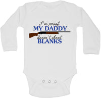 Im Proof My Daddy Doesnt Shoot Blanks - Long Sleeve Vests