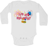 It's My Birthday - Long Sleeve Vests for Girls