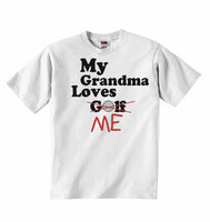 My Grandma Loves Me not Golf - Baby T-shirts