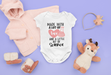 Made with a Lot of Love and a Little Science Baby Bodysuit