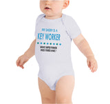 Soft Baby Vests My Daddy a Is A Key Worker What Super Power Does Yours Have? Present
