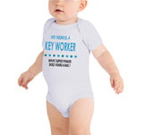 Soft Baby Vests My Mum a Is A Key Worker What Super Power Does Yours Have? Present
