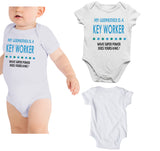 Soft Baby Vests My Godmother a Is A Key Worker What Super Power Does Yours Have? Present