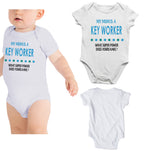 Soft Baby Vests My Mum a Is A Key Worker What Super Power Does Yours Have? Present