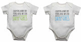 Counting Down The Years Until We Can Swap Girls - Twin - Baby Vests Bodysuits for Boys, Girls