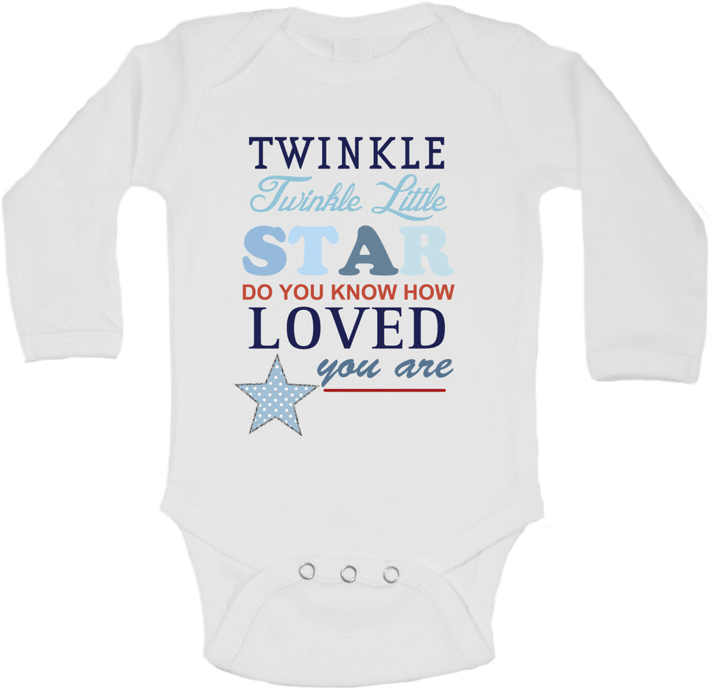 Twinkle Twinkle Little Star - Long Sleeve Vests for Boys