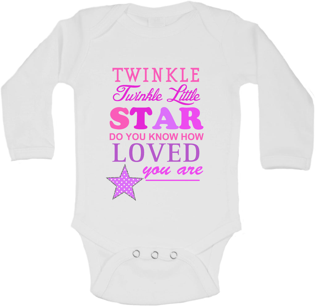 Twinkle Twinkle Little Star - Long Sleeve Vests for Girls